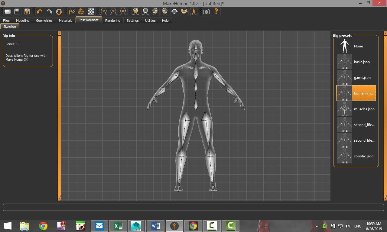 Free 3d character creation software